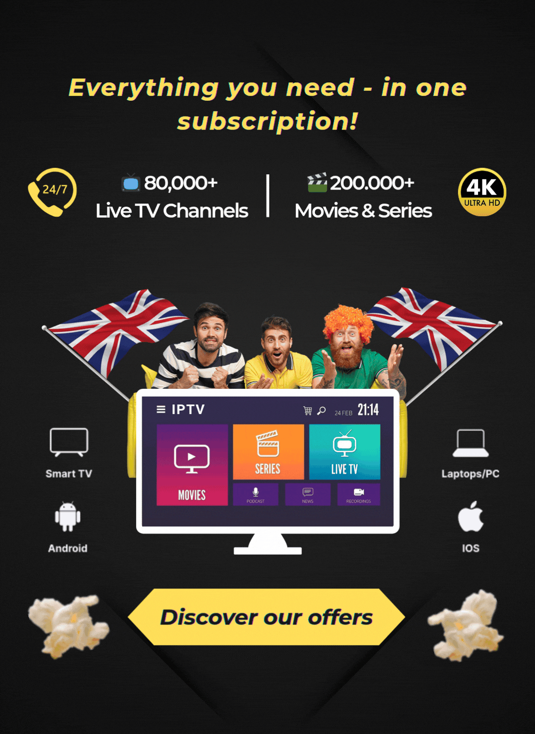 iptv subscription uk